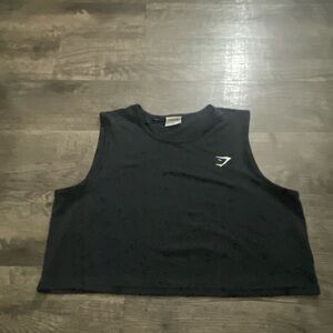 Gymshark Black Crew Neck Top